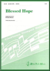 Blessed Hope SATB choral sheet music cover